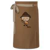 Da Oid Sinzer Leberkassemmel Schuerze Vorbinder Braun Haidham Front